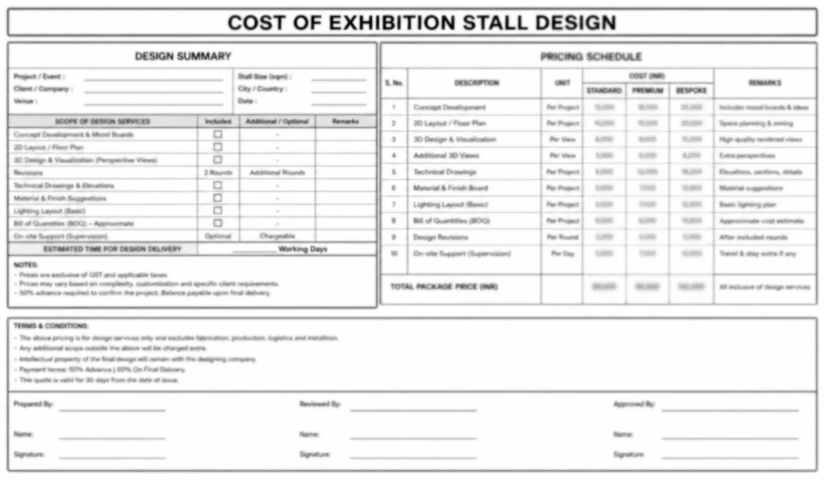 Exhibition Stall Design Price in Noida
